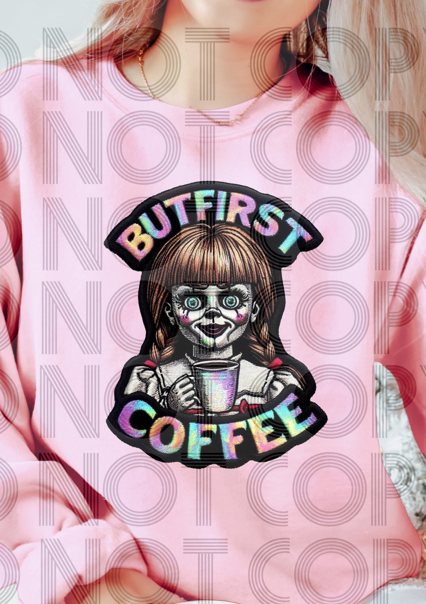 But First Coffee Horror Characters - SHIRT RHD.24 *indicate in note section which design