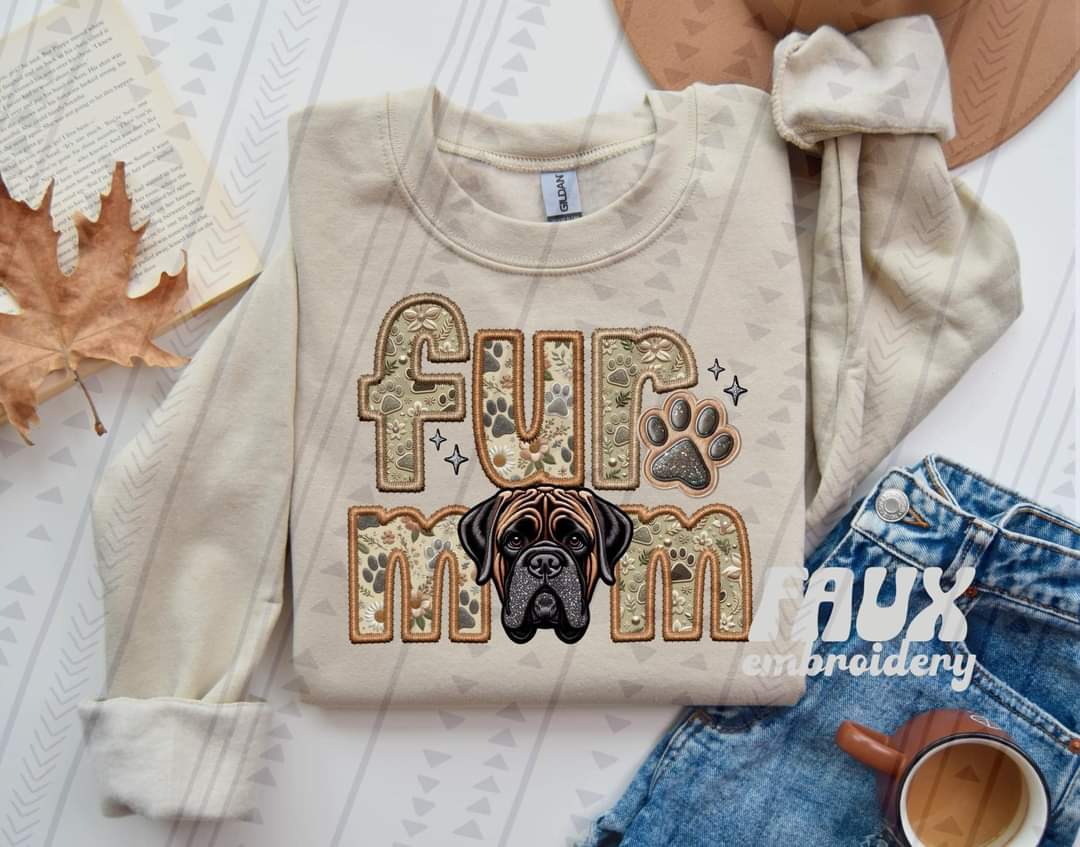 Fur Mom Mastiff Dog-SHIRT