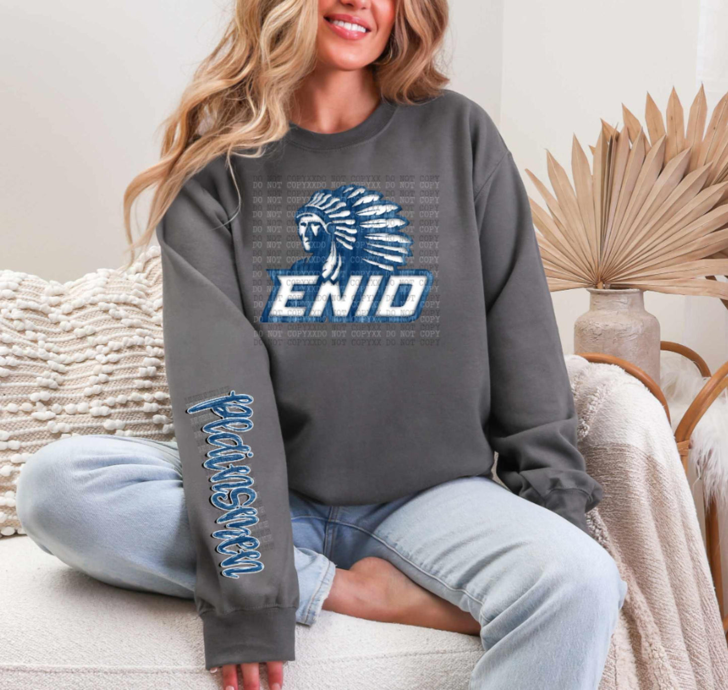 Enid Plainsmen - Shirt *comment shirt color in note box