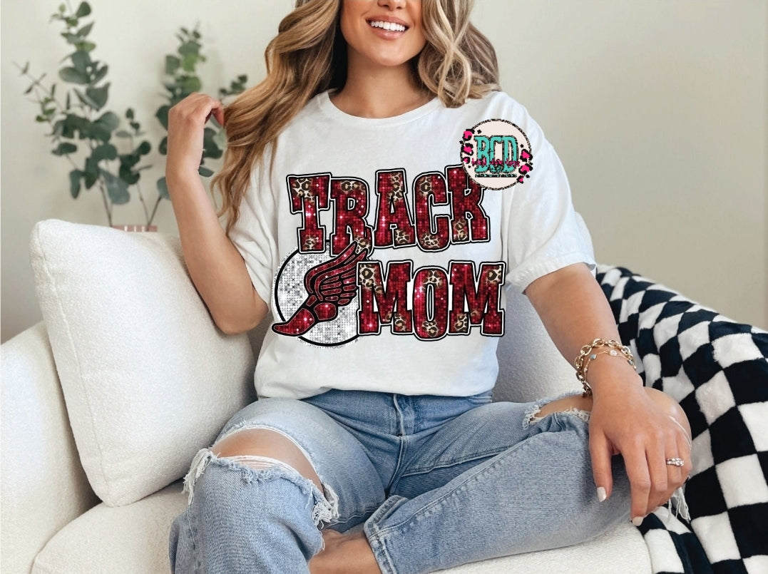 Track Mom Red - SHIRT