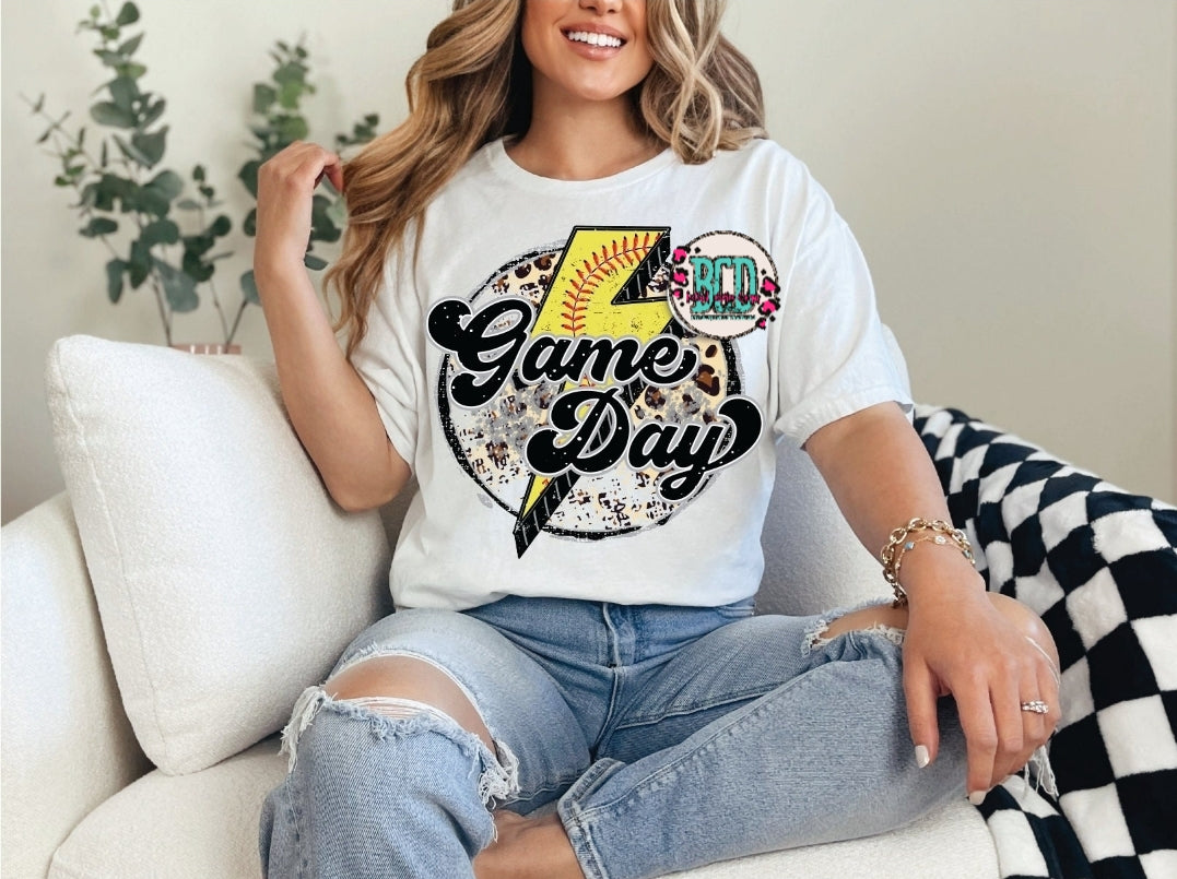 Game Day Softball Bolt - SHIRT