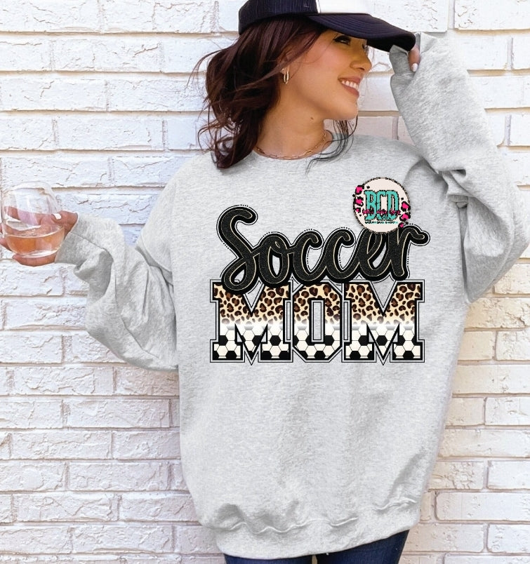 Soccer Mom Half Leopard - SHIRT