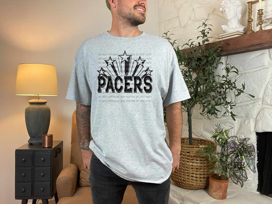 Enid Pacers Retro Stars- Shirt *comment shirt & design color in note box