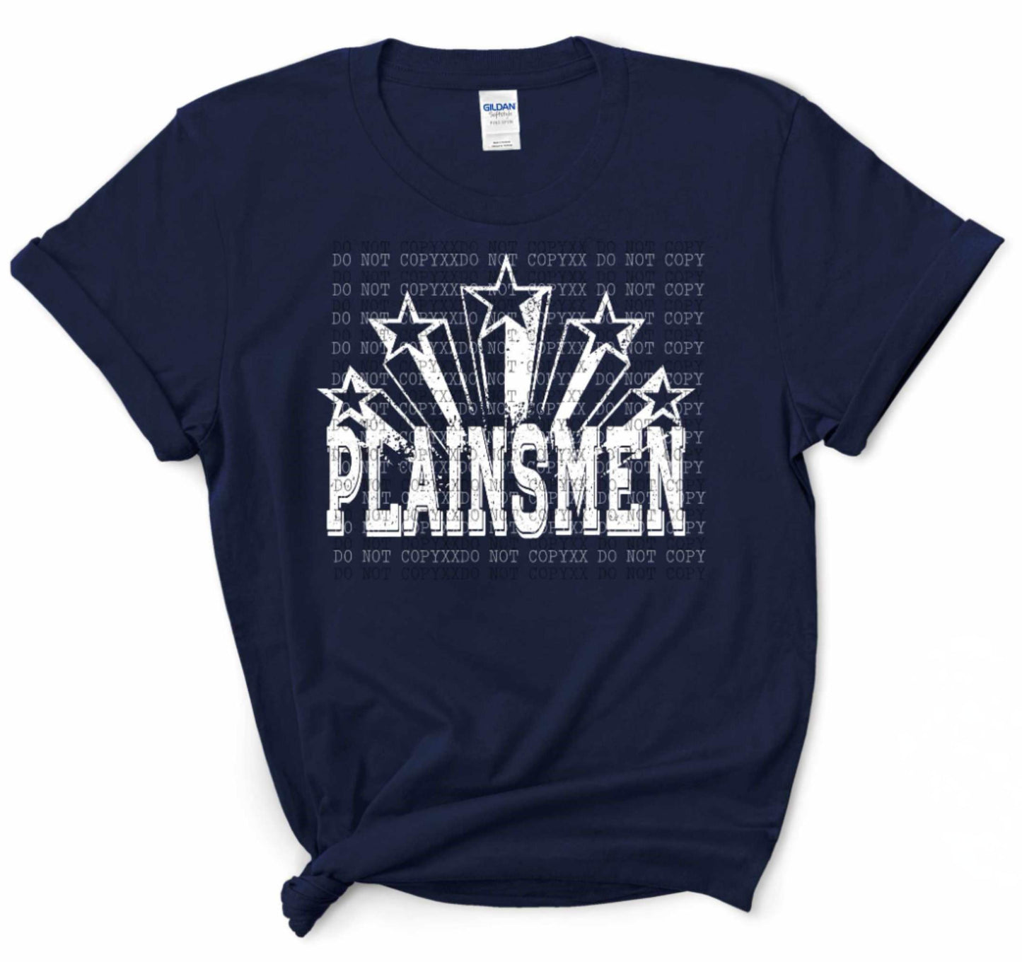 Enid Plainsmen Retro Stars - Shirt *comment shirt color & color of design in note box