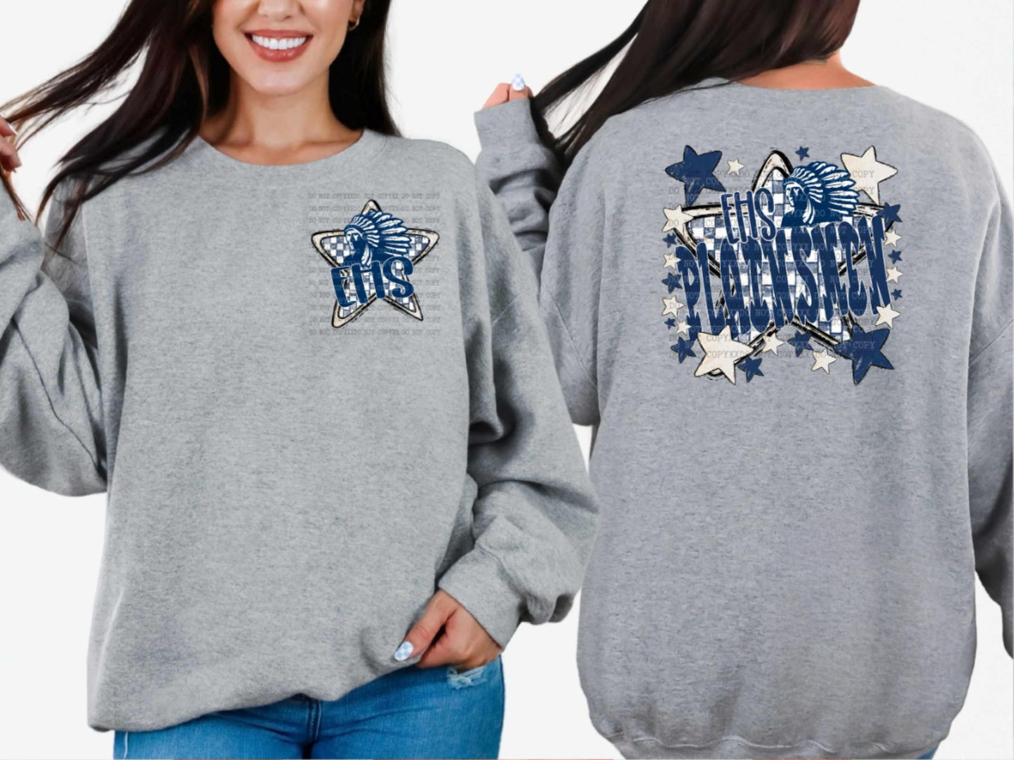 Enid Plainsmen Stars - Shirt *comment shirt color in note box
