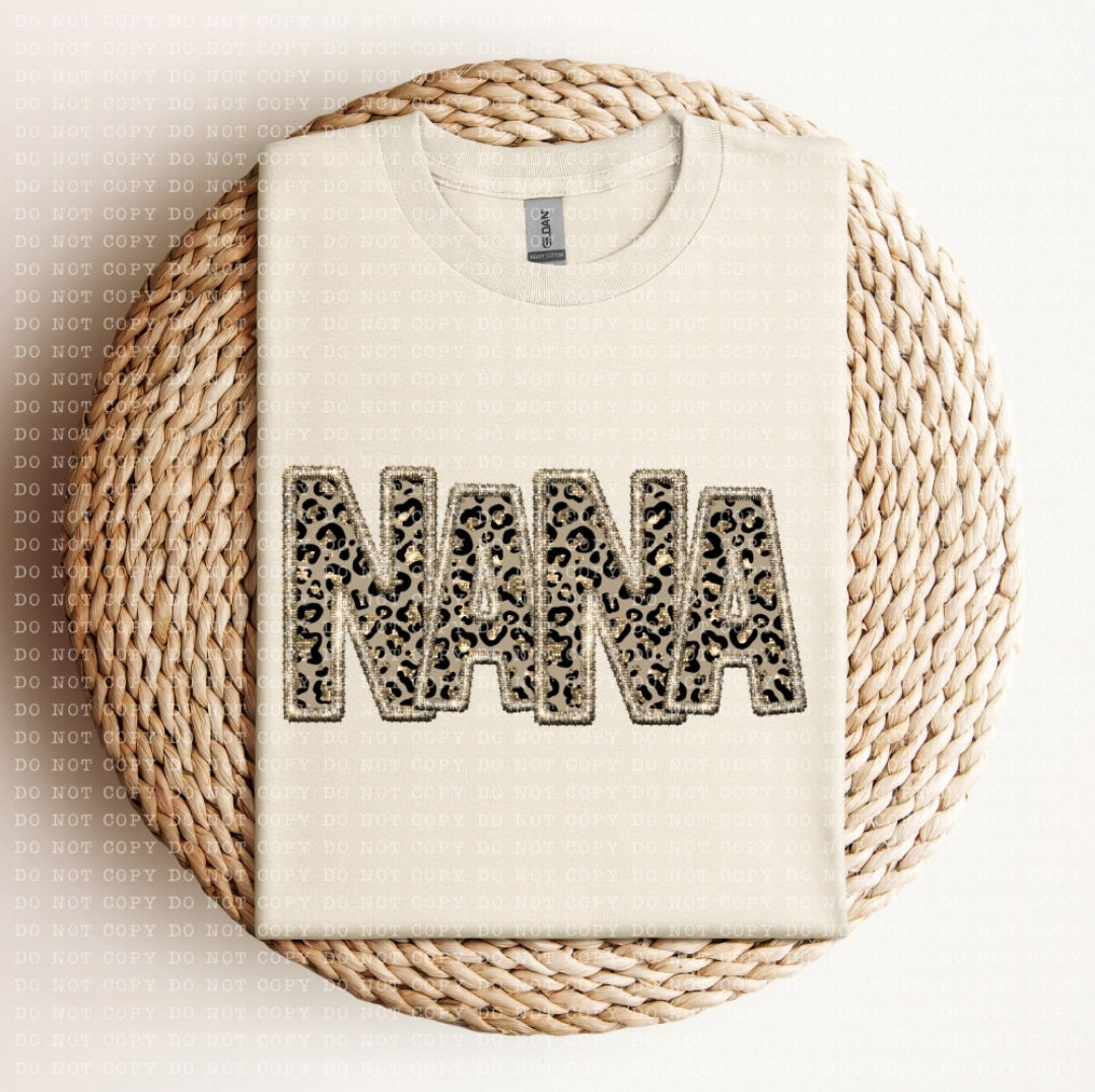 Nana Leopard/Glitter-SHIRT