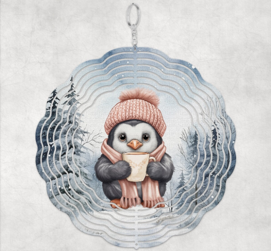 Snowy Penguin - Wind Spinner SSA