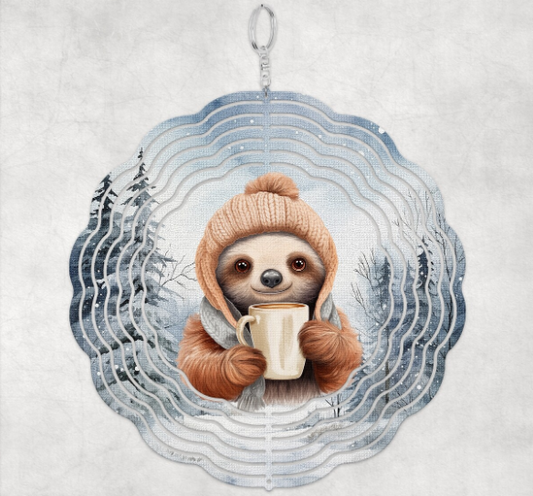 Snowy Sloth - Wind Spinner SSA