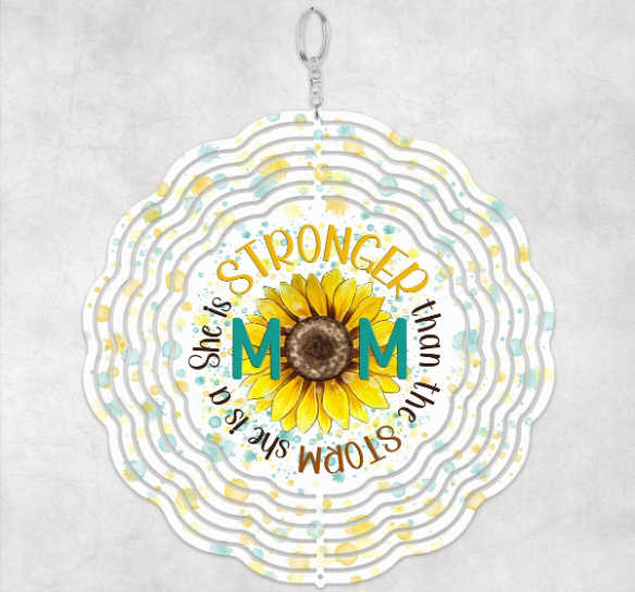 Stronger Than The Storm Mom - Wind Spinner SSA