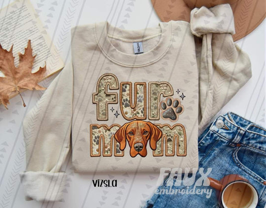 Fur Mom Vizsla Dog-SHIRT