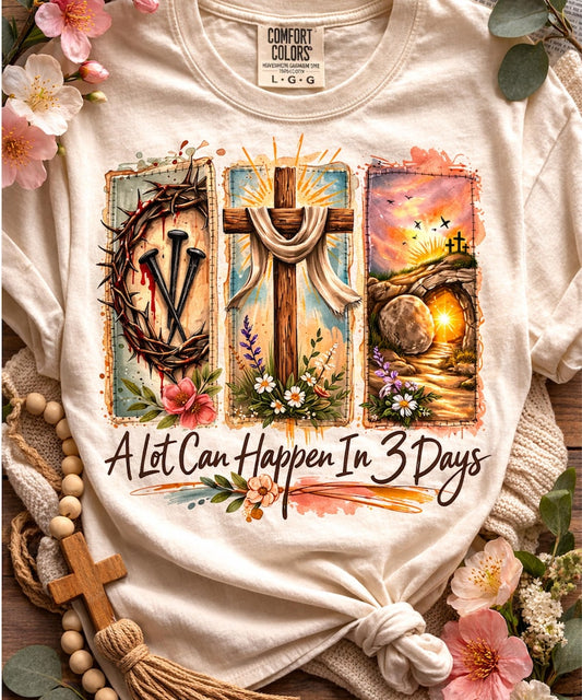 Religious 3 days - SHIRT ET26 *Add shirt color wanted in note box