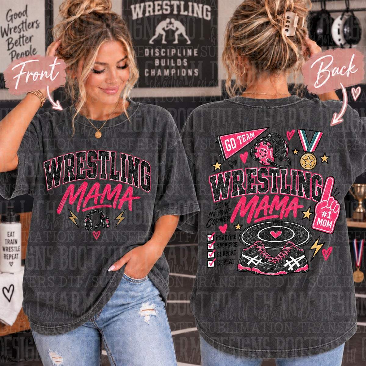 Wrestling Mama - SHIRT SDD.26 *add shirt/team color in note section