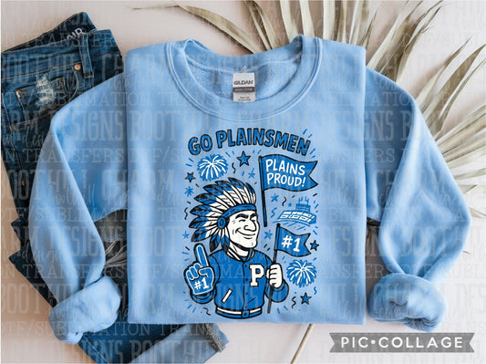 Go Plainsmen - Shirt *comment shirt color in note box