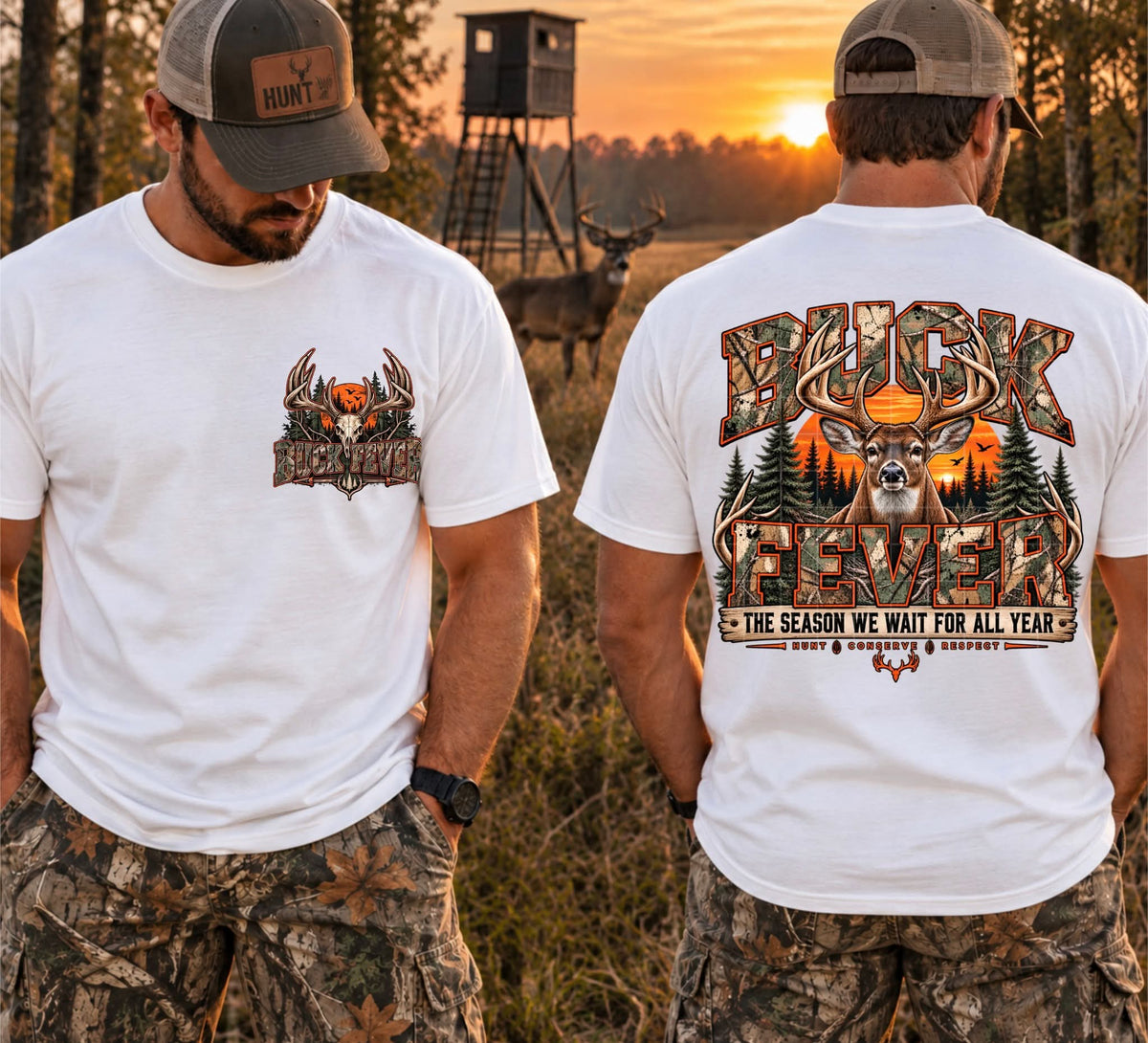 Buck Fever - SHIRT SDD.26. *add color of shirt you want in note box when checking out