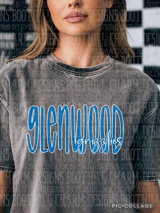 Glenwood Grizzlies- Shirt *comment shirt color in note box