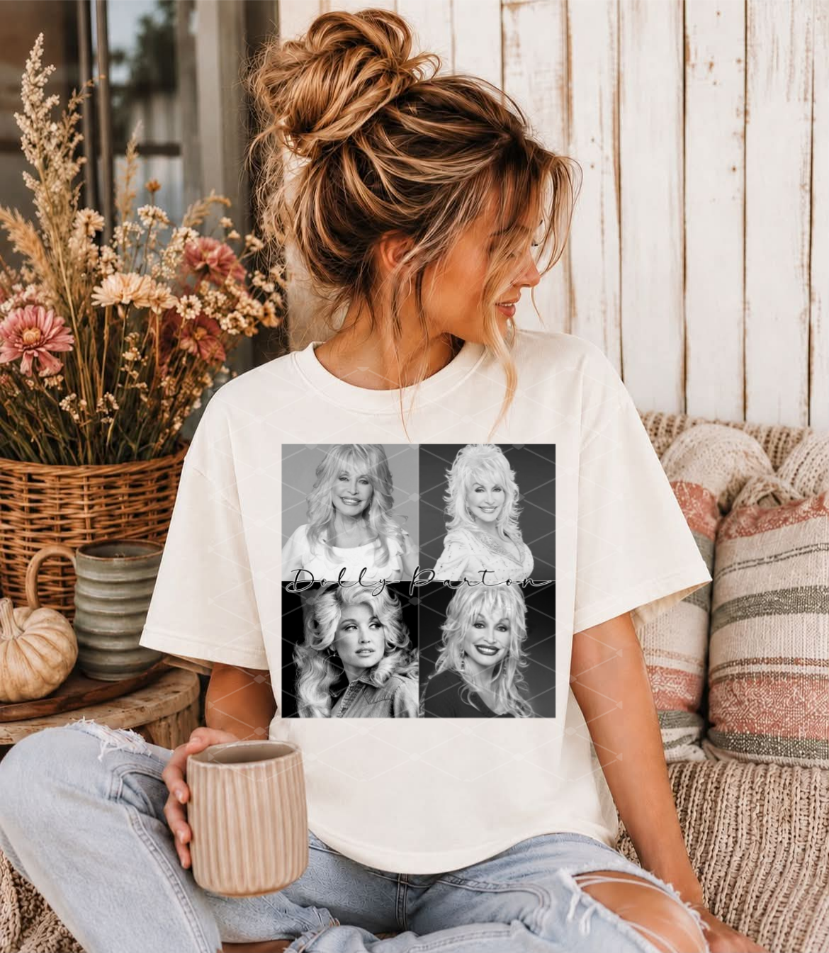 Dolly Collage - SHIRT   *Add shirt color wanted in note box
