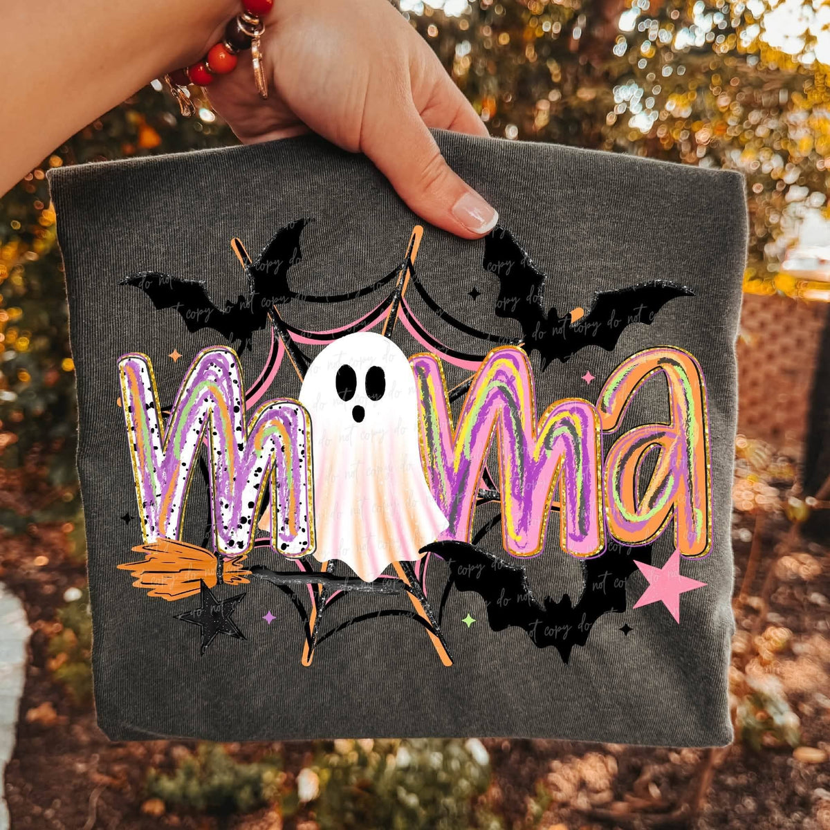 Mama Ghost & Bats - SHIRT VD.26  *add color of shirt you want in note box when checking out