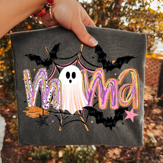 Mama Ghost & Bats - SHIRT VD.26  *add color of shirt you want in note box when checking out