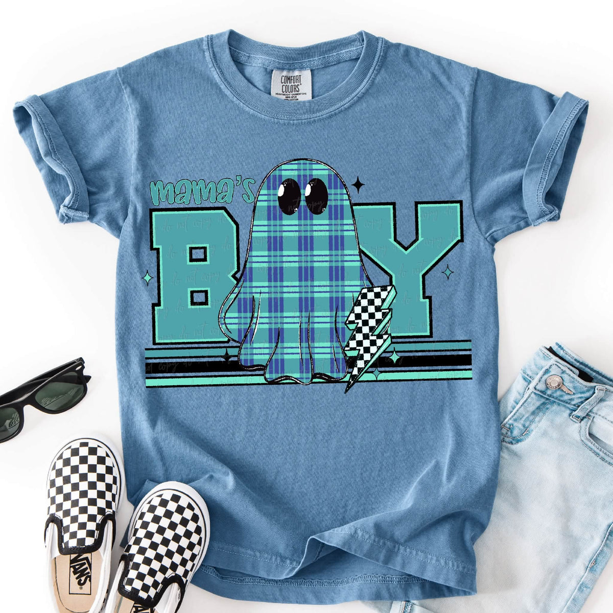 Mama's Boy Ghost - SHIRT VD.26  *add color of shirt you want in note box when checking out