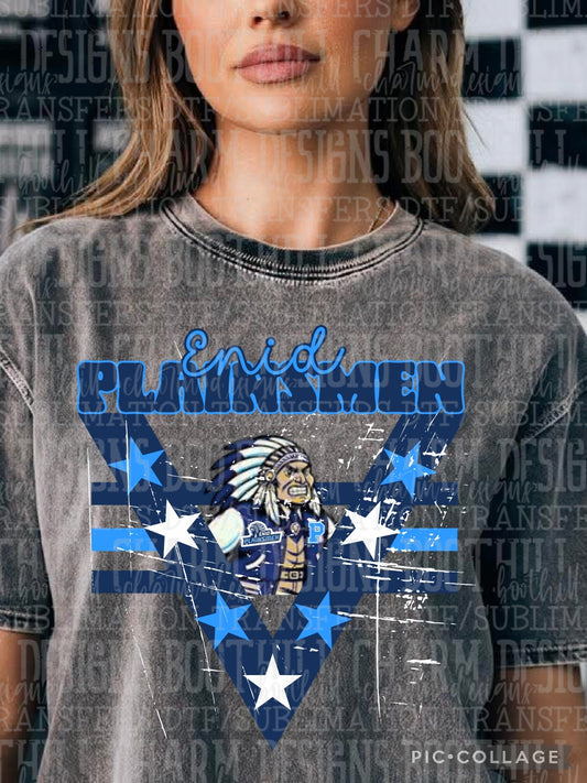 Enid Plainsmen - Shirt *comment shirt color in note box