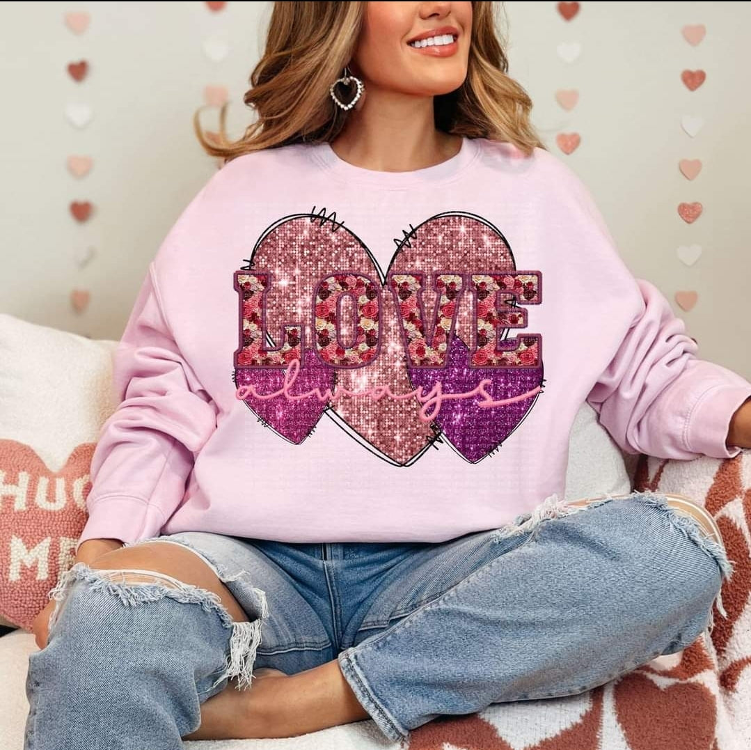 Love Always 3 Hearts-SHIRT