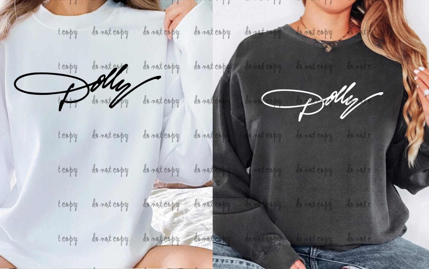 Dolly Name - SHIRT BL.2023 *Add shirt & print color wanted in note box