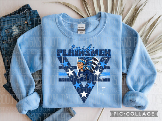 Enid Plainsmen with Jerzee - Shirt *comment shirt color in note box