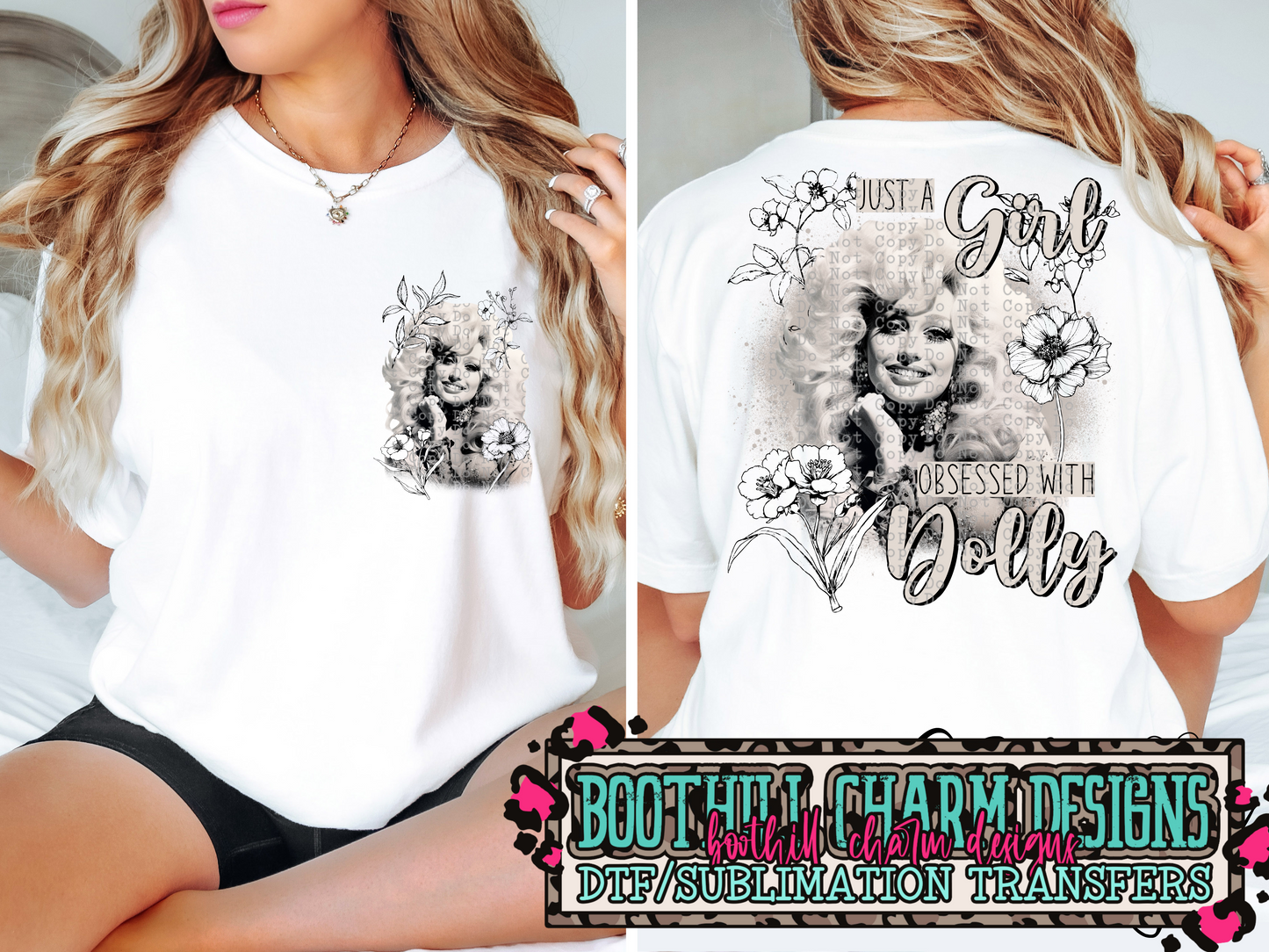 Just a Girl Obsessed with Dolly- SHIRT  CSD.12/24   *Add shirt color wanted in note box