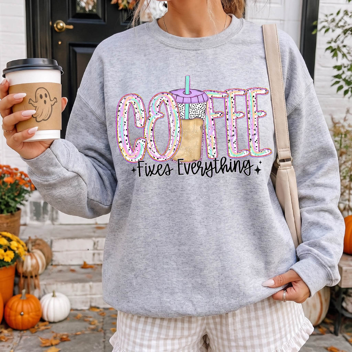 Coffee Fixes Everything - SHIRT VD.26  *add color of shirt you want in note box when checking out