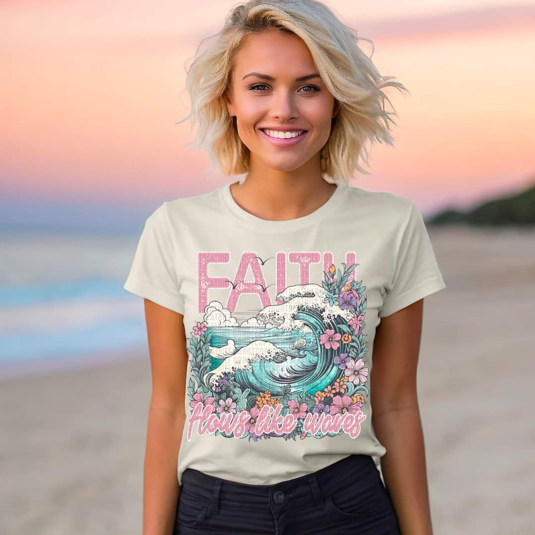 Faith Flows Like Waves-SHIRT