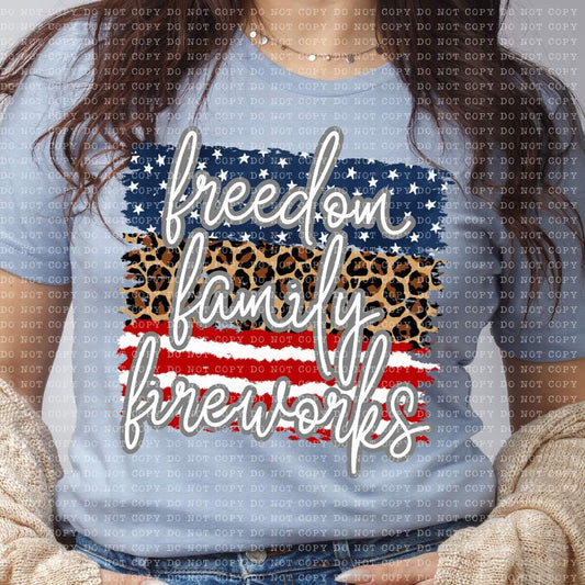 Freedom Family Fireworks-SHIRT