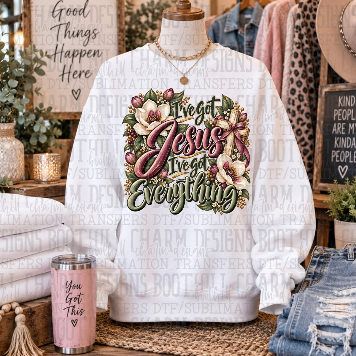 I've Got Jesus - SHIRT SDD.26 *please add shirt color to note box at checkout