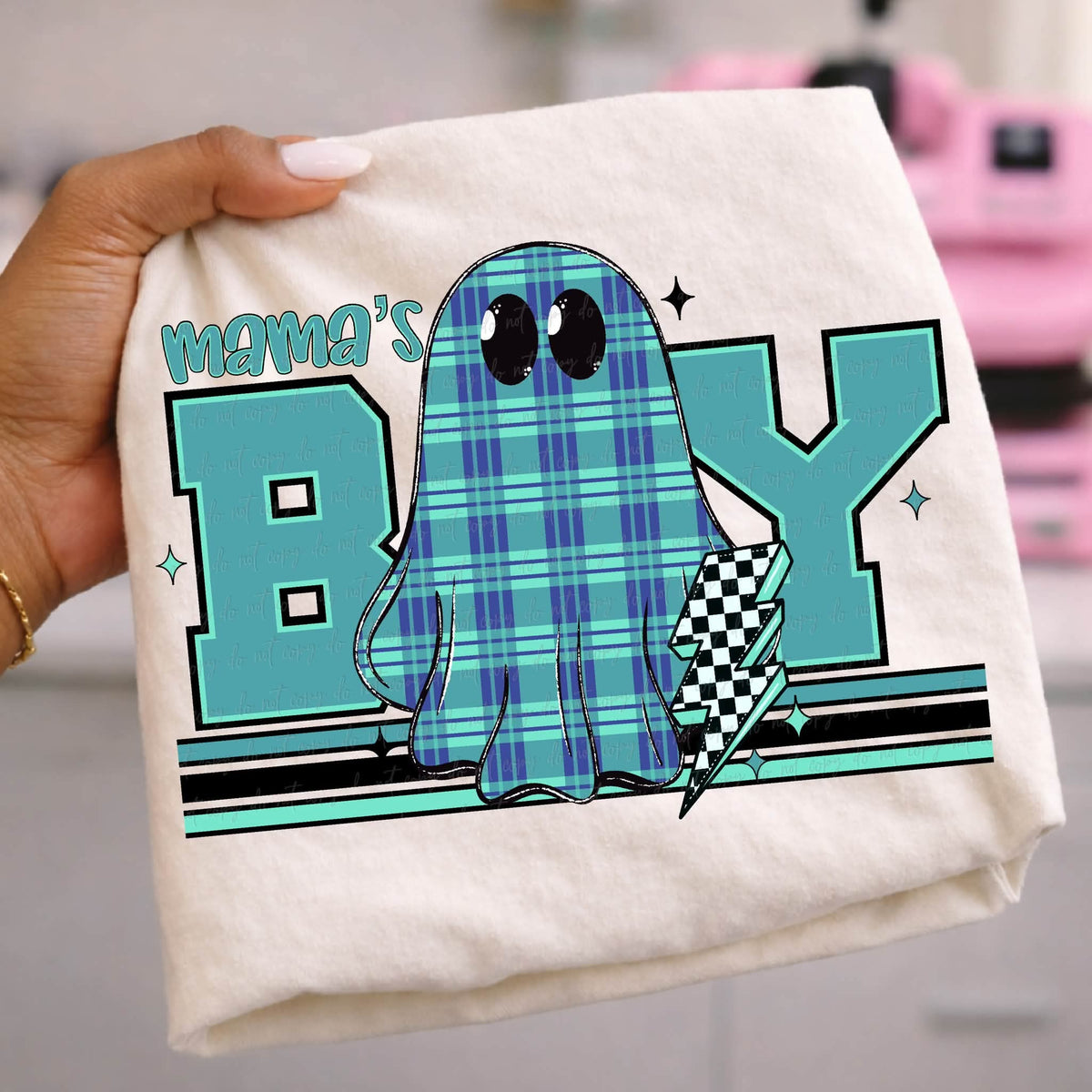 Mama's Boy Ghost - SHIRT VD.26  *add color of shirt you want in note box when checking out