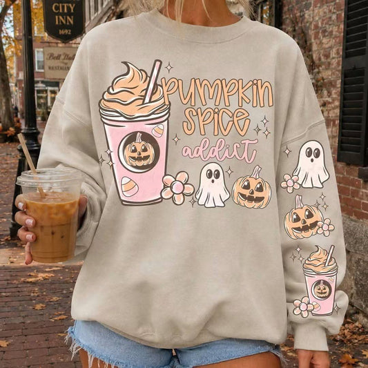 Pumpkin Spice Addict - SHIRT VD.26  *add color of shirt you want in note box when checking out