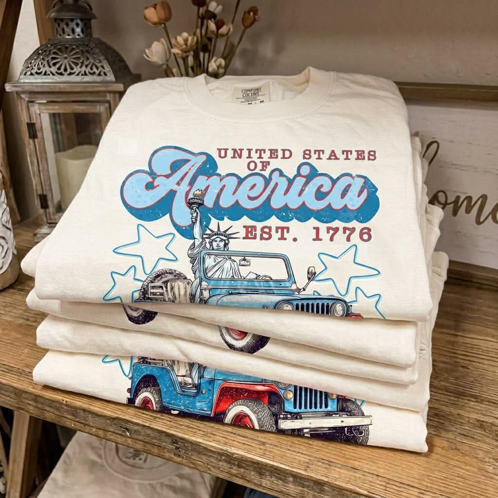 United States of America with Jeep - SHIRT PHDC.26