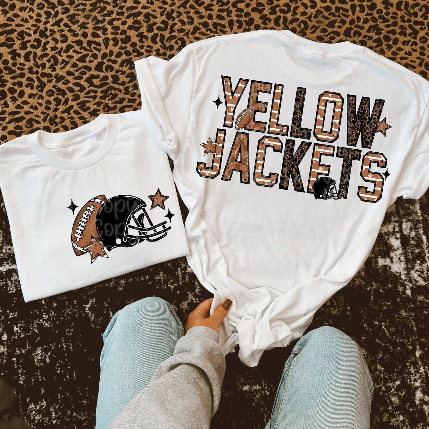 Brown Leopard Football Mascot Names *add any mascot wanted in the notes box at checkout- VDS.25