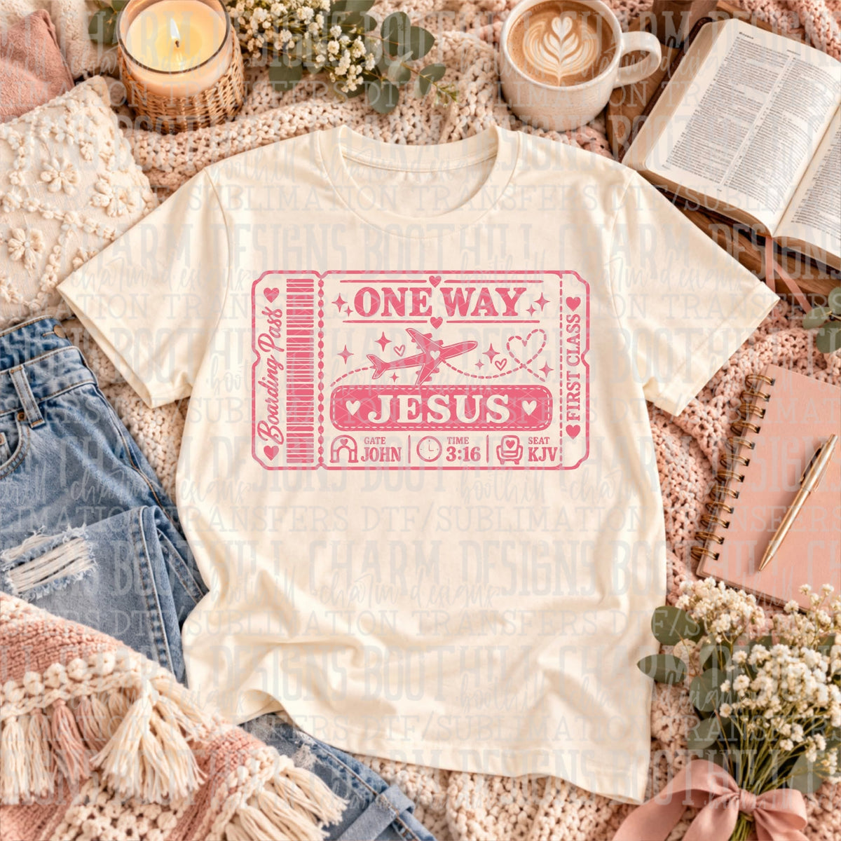 One Way - SHIRT SDD.26. *Please add shirt color to note box at checkout