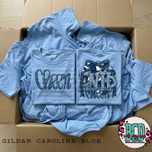 Enid Cheer with Bow - SHIRT. *Add shirt color and design wanted in note box