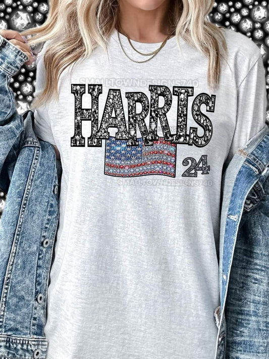 Harris '24 Faux Glitter - SHIRT SMTD