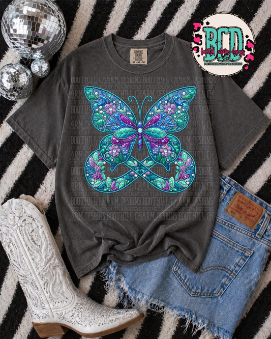 Suicide Awareness Butterfly - SHIRT *Add color of shirt wanted in notes box