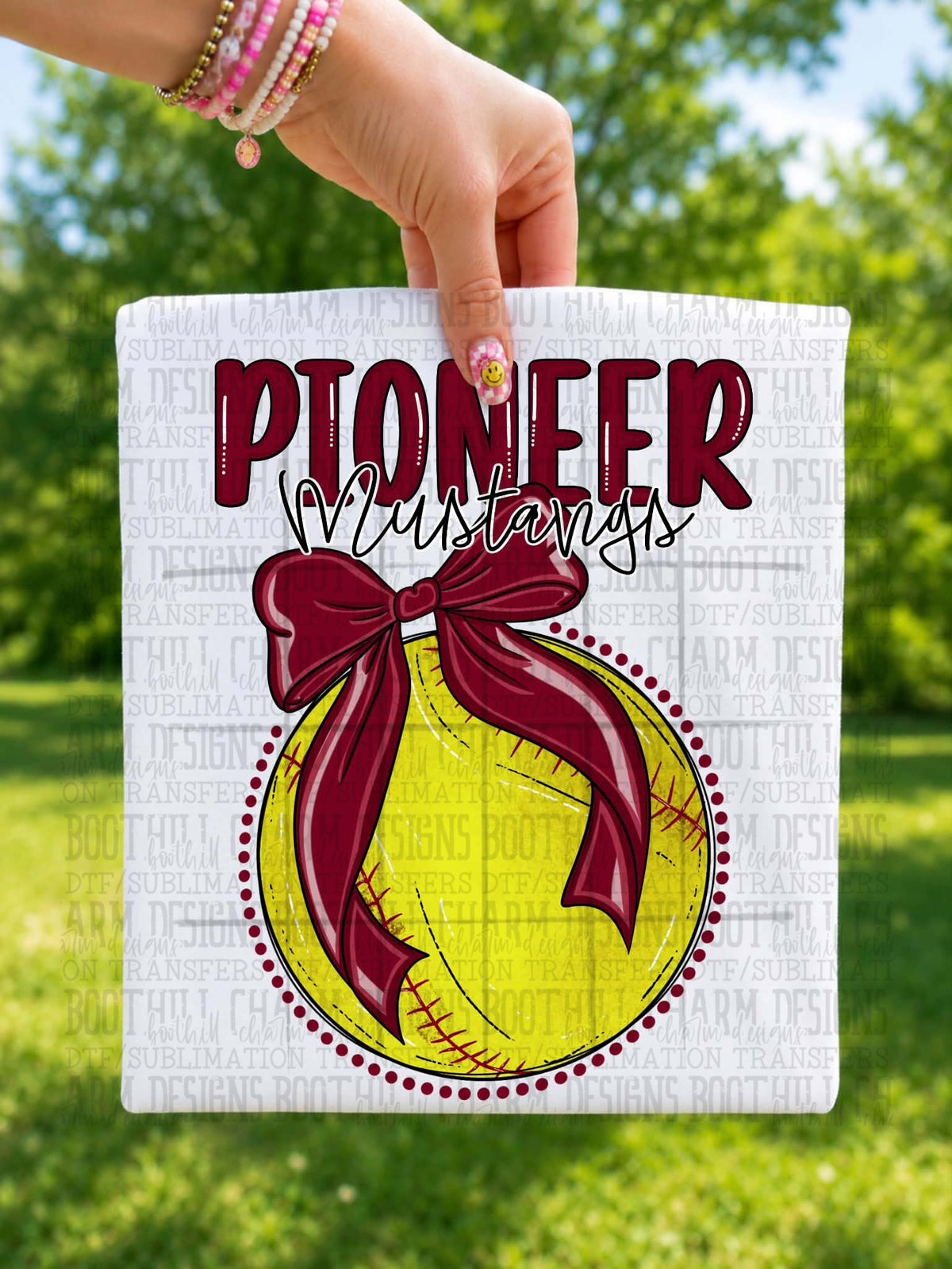 Pioneer Mustangs Softball - SHIRT TDC.26. *add color of shirt you want in note box when checking out