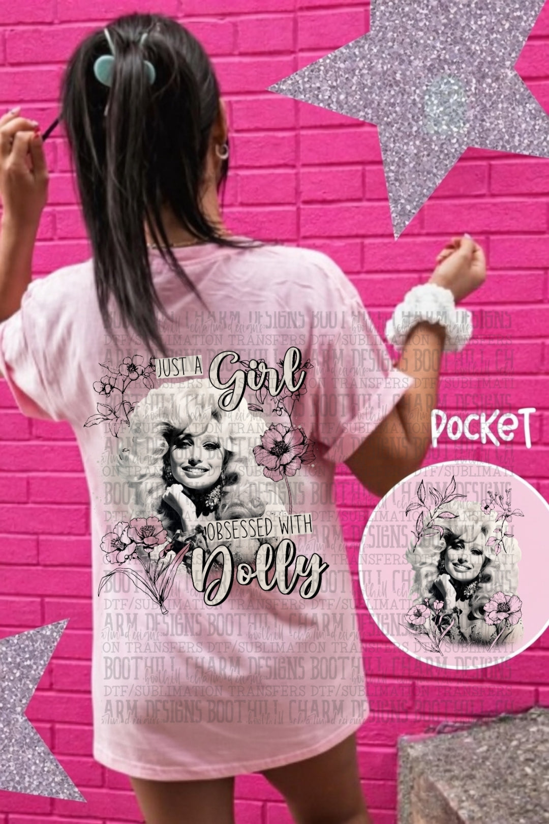Just a Girl Obsessed with Dolly- SHIRT  CSD.12/24   *Add shirt color wanted in note box