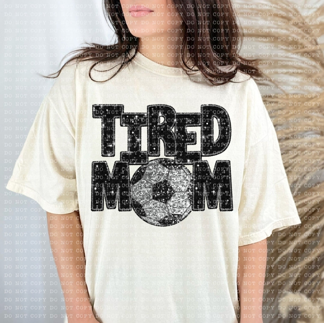 Tired Mom Soccer-SHIRT