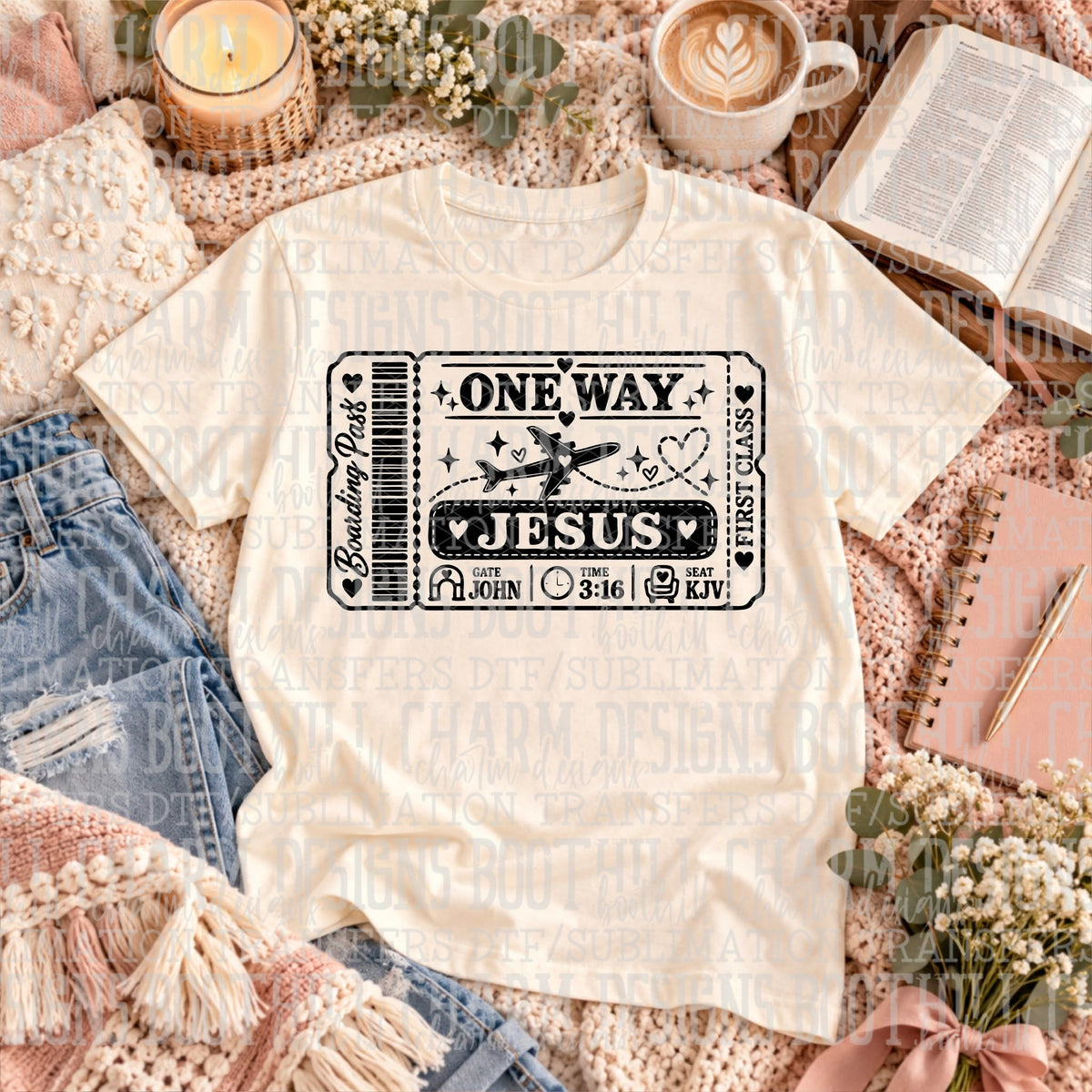 One Way - SHIRT SDD.26. *Please add shirt color to note box at checkout