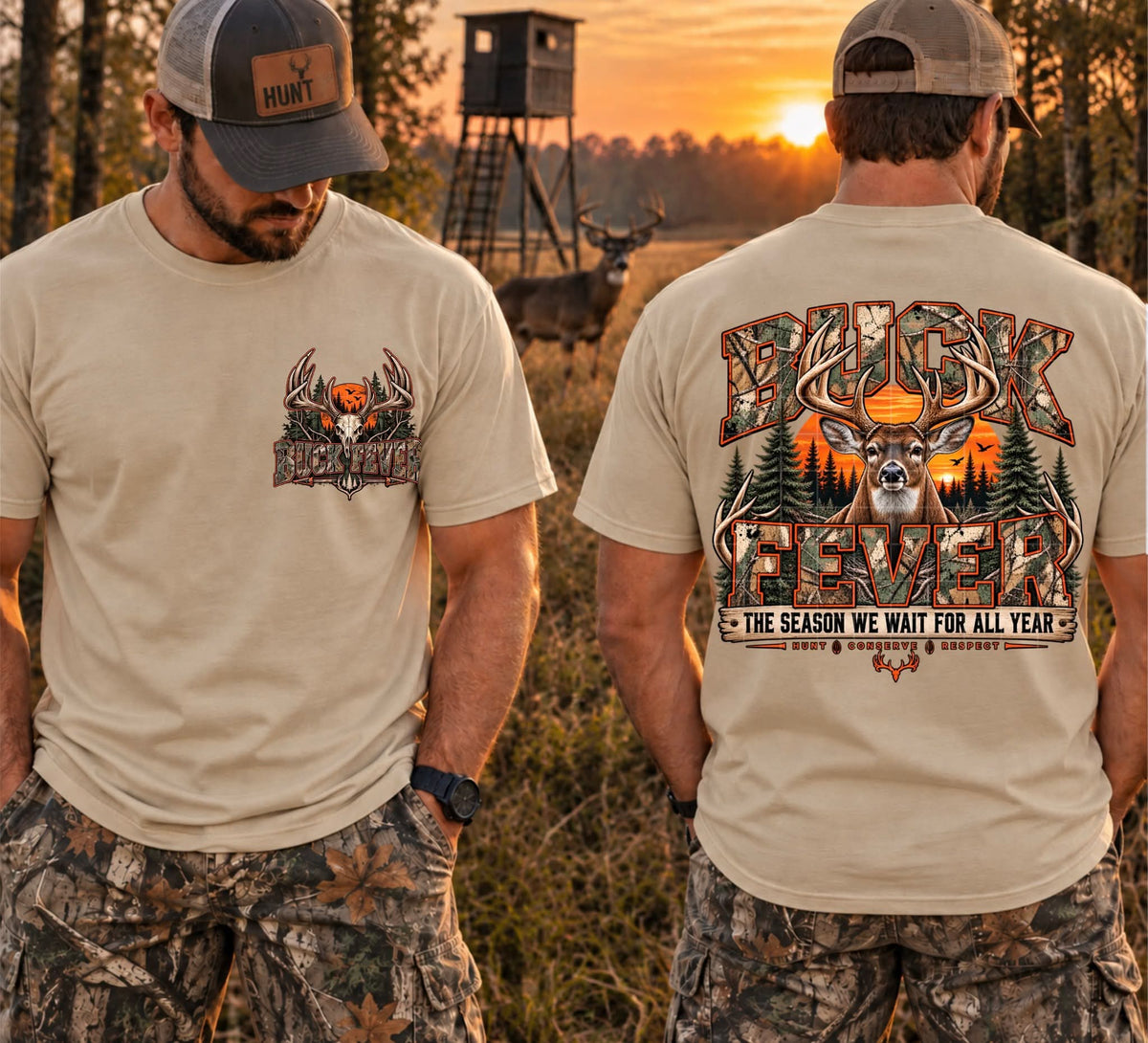 Buck Fever - SHIRT SDD.26. *add color of shirt you want in note box when checking out
