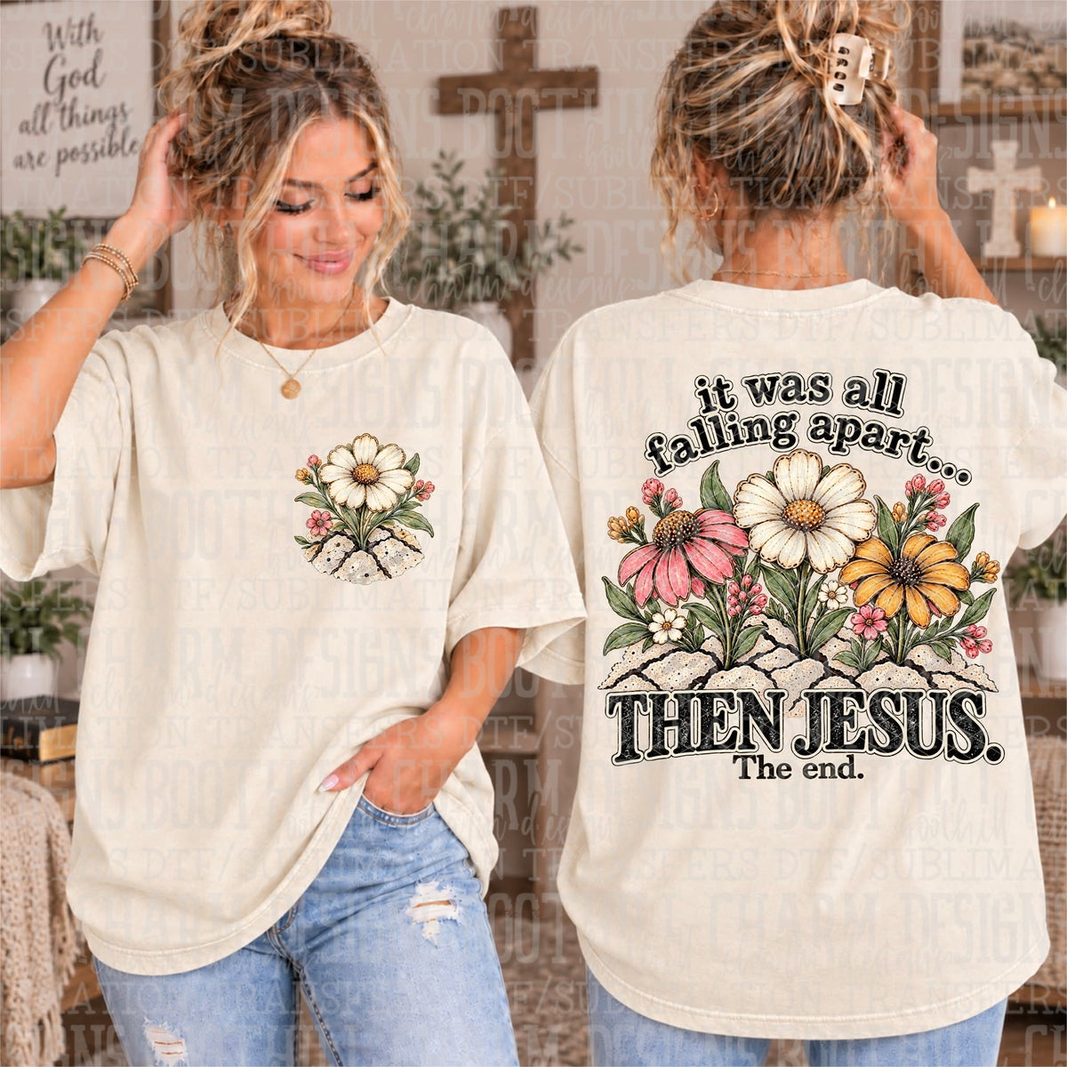It Was All Falling Apart - SHIRT SDD.26. *Please add shirt color to note box at checkout