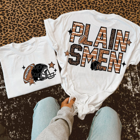 Brown Leopard Football Mascot Names *add any mascot wanted in the notes box at checkout- VDS.25
