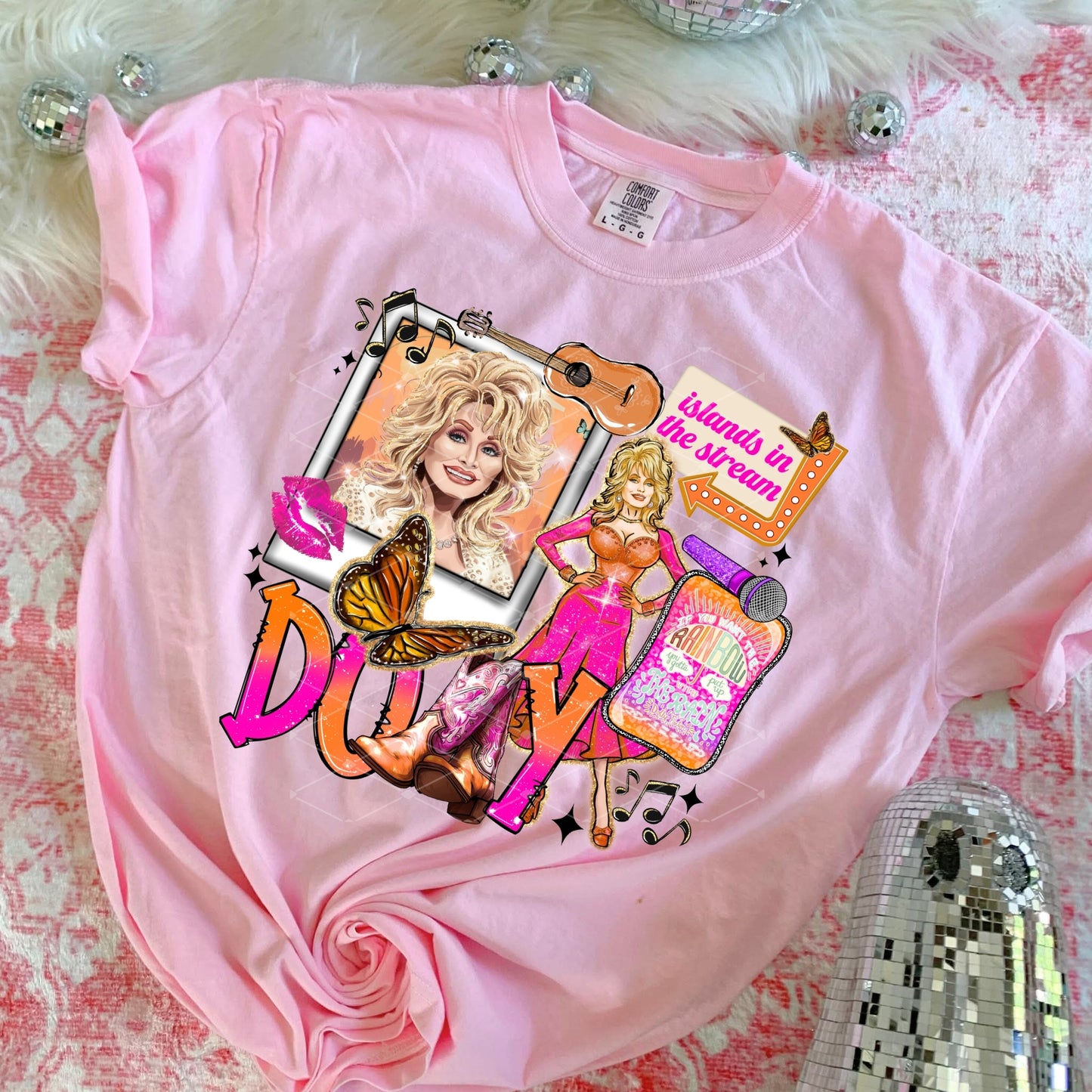 Dolly Islands In The Stream - SHIRT  *Add shirt color wanted in note box