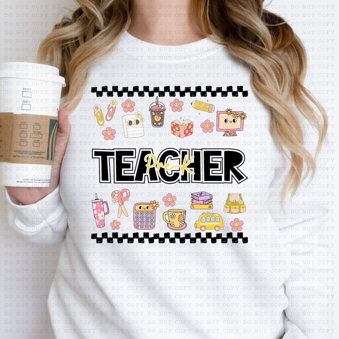 Teacher Shirts ECHT - SHIRT *add name wanted in notes box