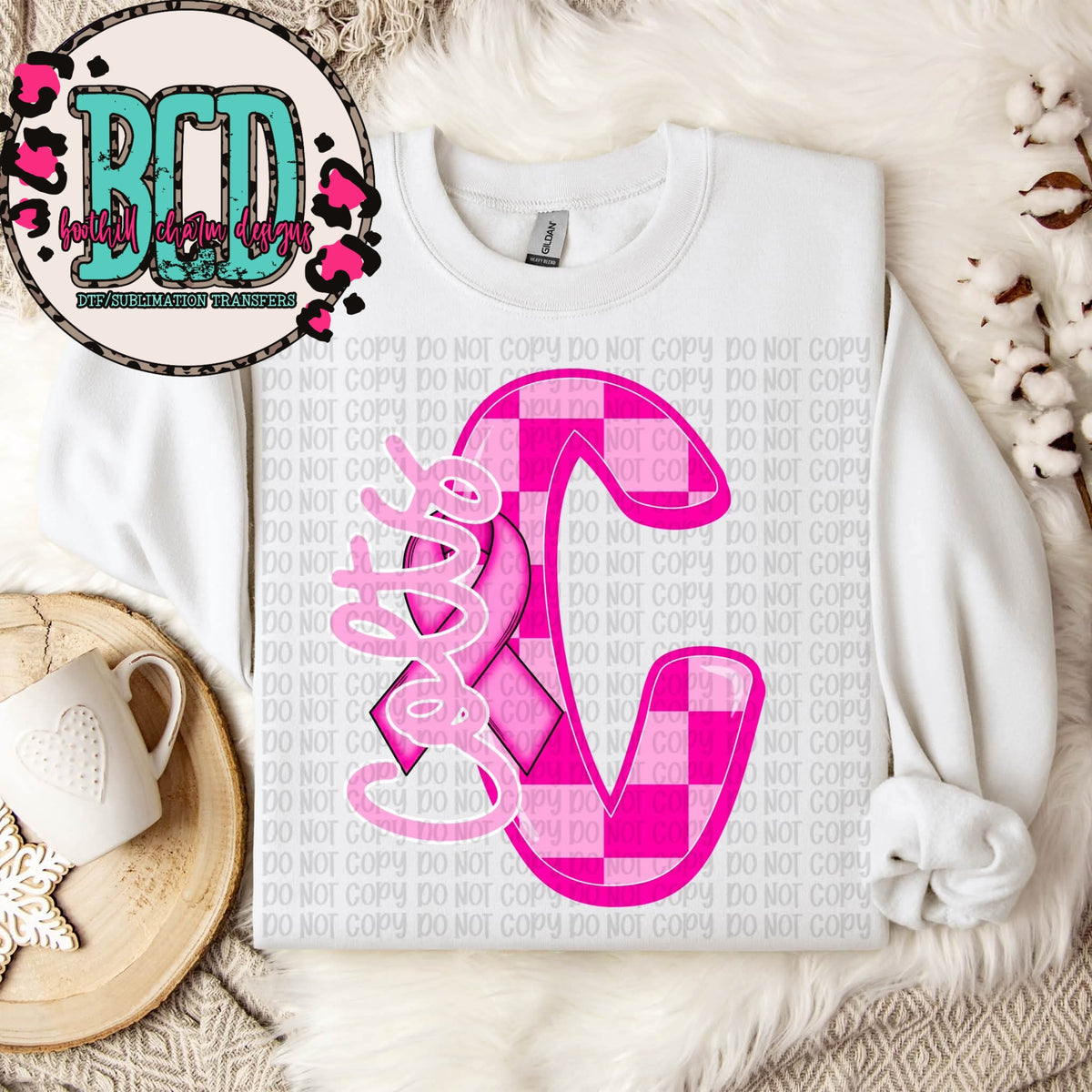 School Mascots For Breast Cancer Awareness - SHIRT VP.26 *Add mascot name wanted in notes box.